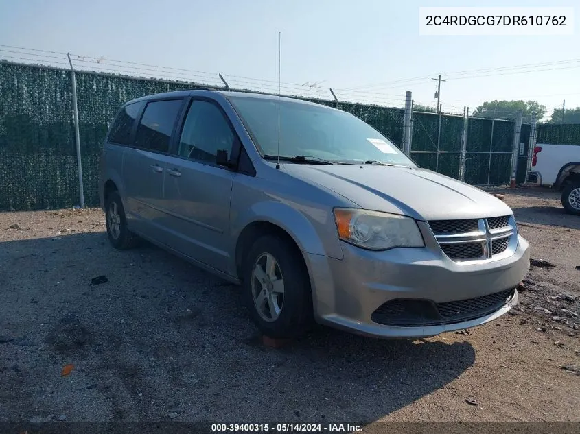 2C4RDGCG7DR610762 2013 Dodge Grand Caravan Sxt