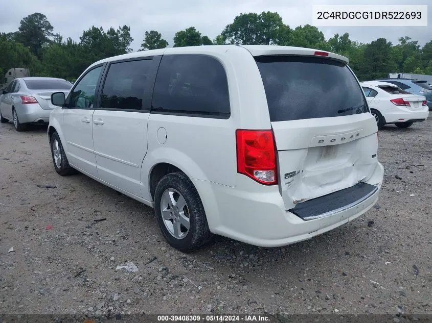 2C4RDGCG1DR522693 2013 Dodge Grand Caravan Sxt