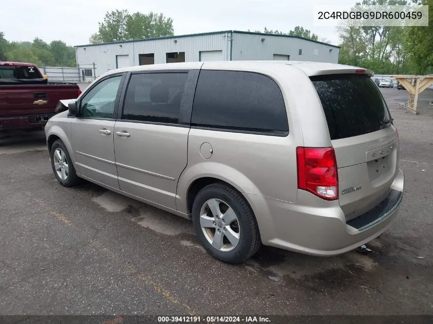 2013 Dodge Grand Caravan Se VIN: 2C4RDGBG9DR600459 Lot: 39412191