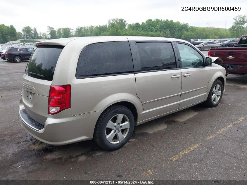 2013 Dodge Grand Caravan Se VIN: 2C4RDGBG9DR600459 Lot: 39412191