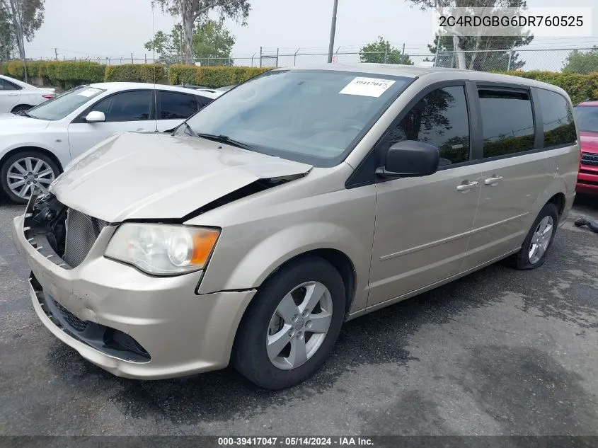 2C4RDGBG6DR760525 2013 Dodge Grand Caravan Se