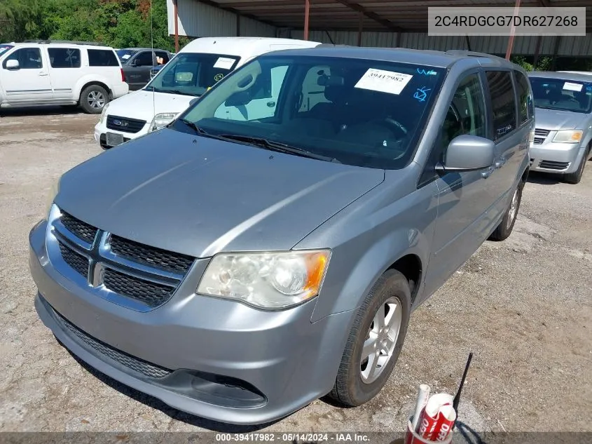 2013 Dodge Grand Caravan Sxt VIN: 2C4RDGCG7DR627268 Lot: 39417982