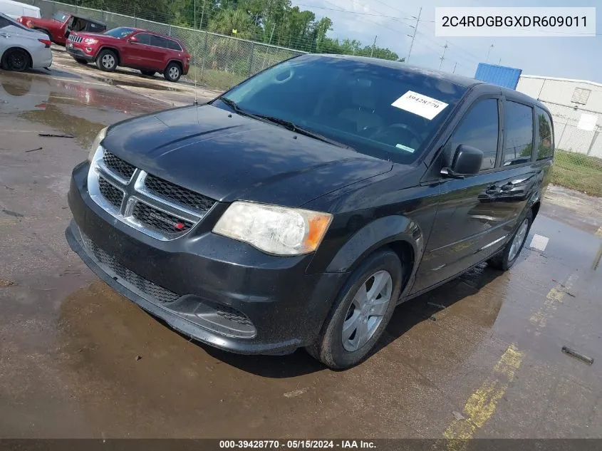 2013 Dodge Grand Caravan Se VIN: 2C4RDGBGXDR609011 Lot: 39428770