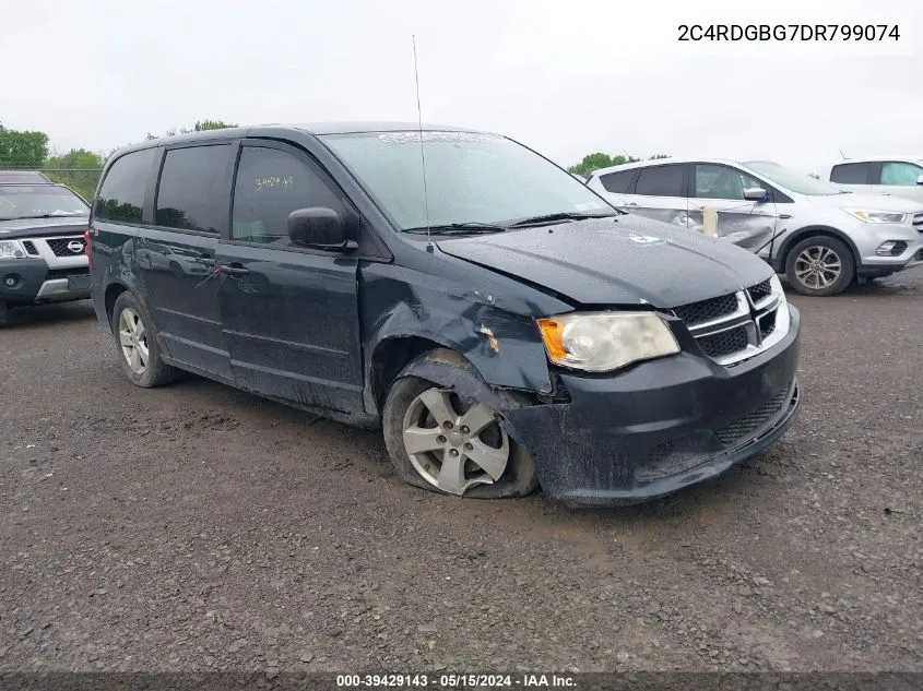 2C4RDGBG7DR799074 2013 Dodge Grand Caravan Se