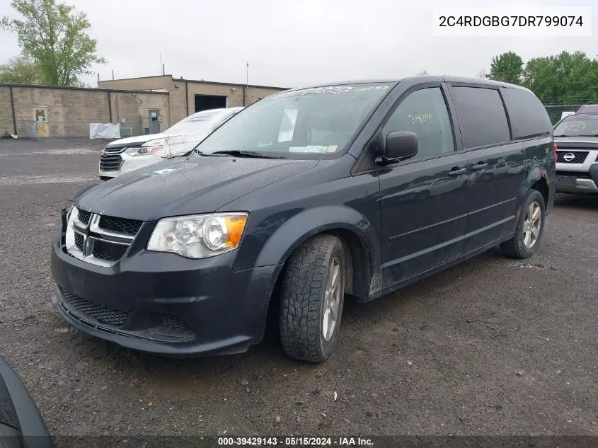 2C4RDGBG7DR799074 2013 Dodge Grand Caravan Se