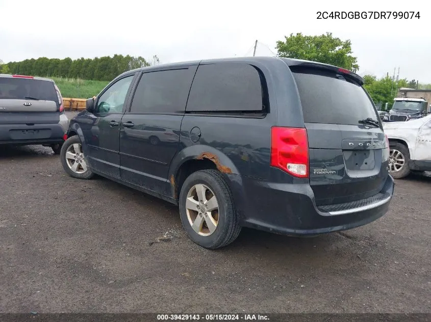 2C4RDGBG7DR799074 2013 Dodge Grand Caravan Se