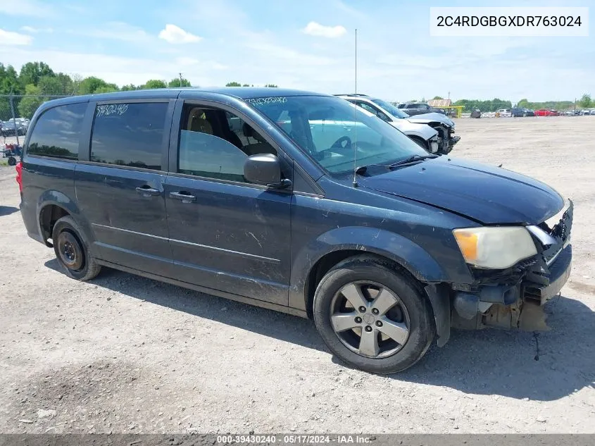 2C4RDGBGXDR763024 2013 Dodge Grand Caravan Se