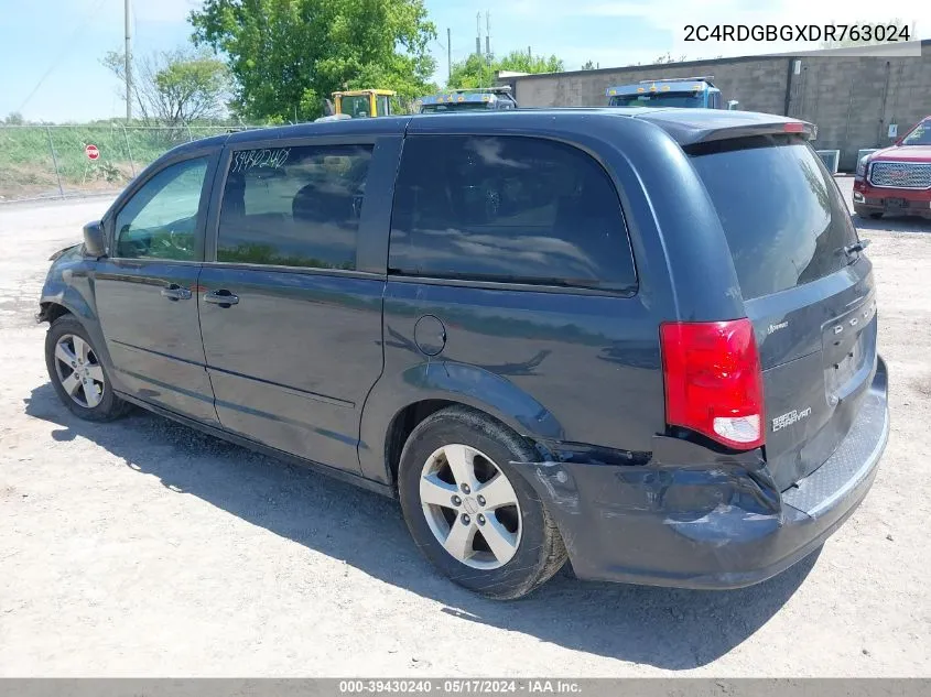 2013 Dodge Grand Caravan Se VIN: 2C4RDGBGXDR763024 Lot: 39430240