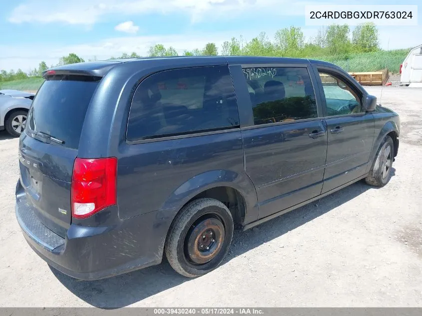 2C4RDGBGXDR763024 2013 Dodge Grand Caravan Se