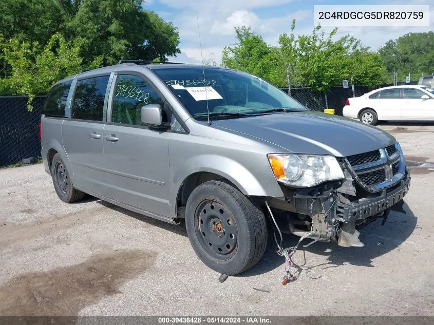 2C4RDGCG5DR820759 2013 Dodge Grand Caravan Sxt