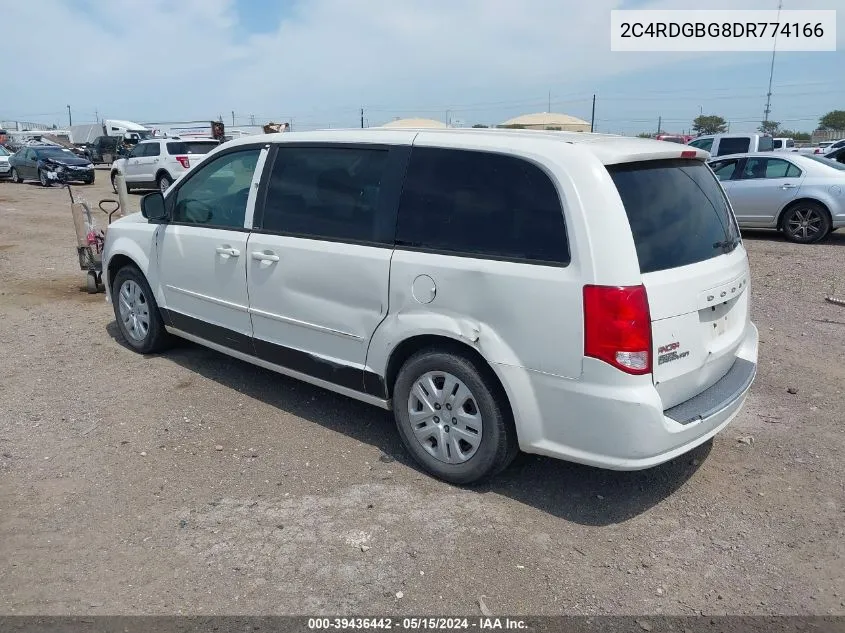 2C4RDGBG8DR774166 2013 Dodge Grand Caravan Se