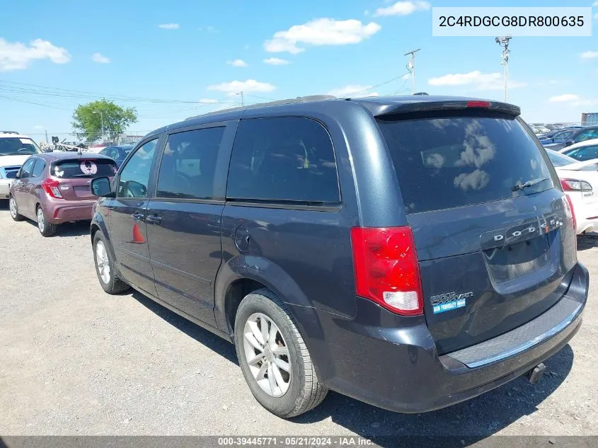 2C4RDGCG8DR800635 2013 Dodge Grand Caravan Sxt