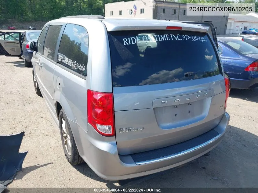 2013 Dodge Grand Caravan Sxt VIN: 2C4RDGCGXDR650205 Lot: 39464864