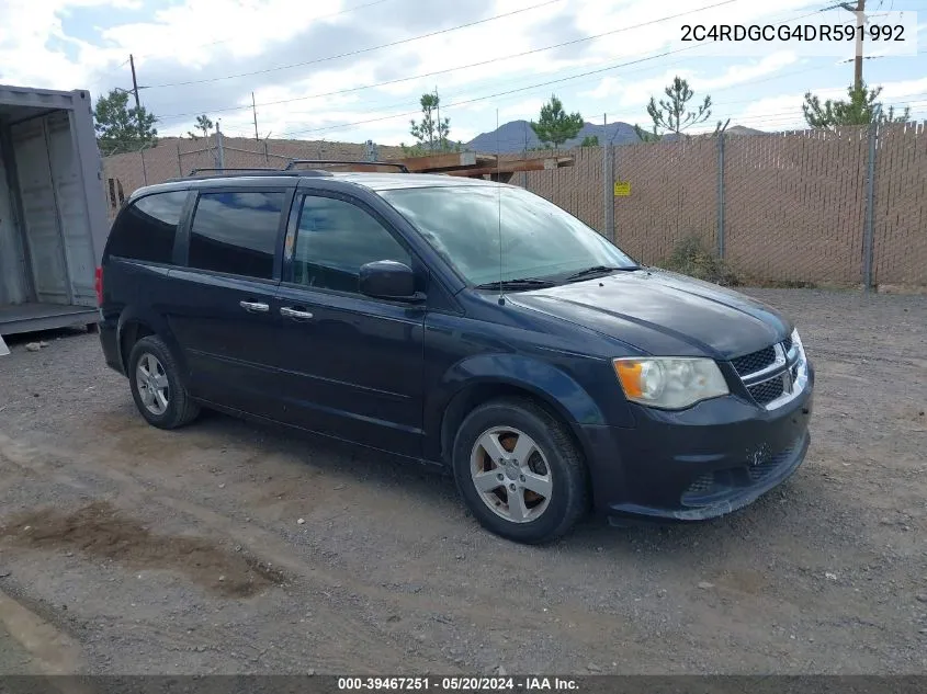 2013 Dodge Grand Caravan Sxt VIN: 2C4RDGCG4DR591992 Lot: 39467251