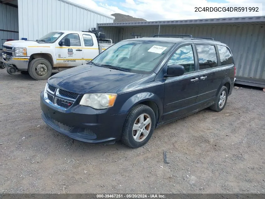 2013 Dodge Grand Caravan Sxt VIN: 2C4RDGCG4DR591992 Lot: 39467251