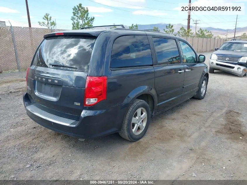 2013 Dodge Grand Caravan Sxt VIN: 2C4RDGCG4DR591992 Lot: 39467251