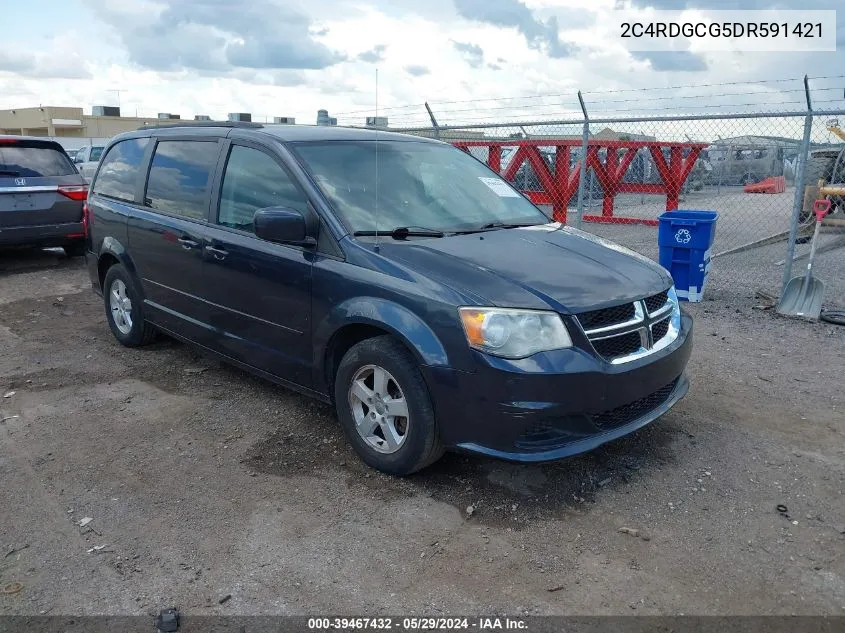 2013 Dodge Grand Caravan Sxt VIN: 2C4RDGCG5DR591421 Lot: 39467432