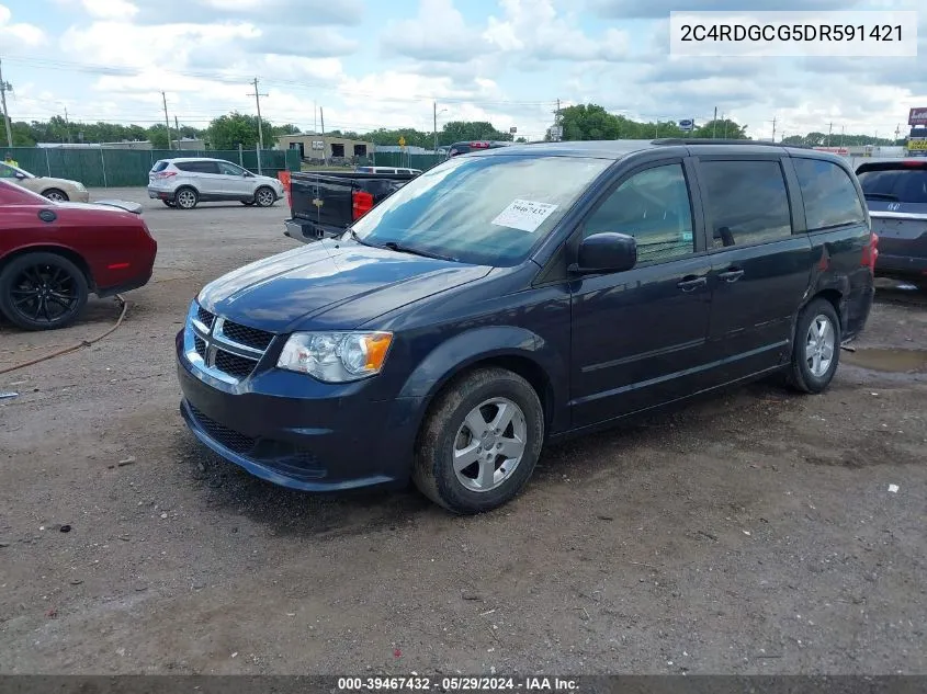 2013 Dodge Grand Caravan Sxt VIN: 2C4RDGCG5DR591421 Lot: 39467432