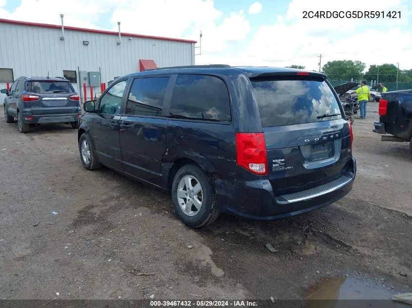 2C4RDGCG5DR591421 2013 Dodge Grand Caravan Sxt