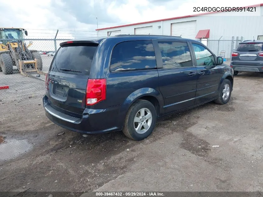 2C4RDGCG5DR591421 2013 Dodge Grand Caravan Sxt