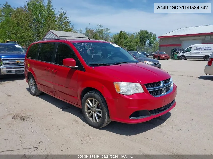 2013 Dodge Grand Caravan Sxt VIN: 2C4RDGCG1DR584742 Lot: 39467519