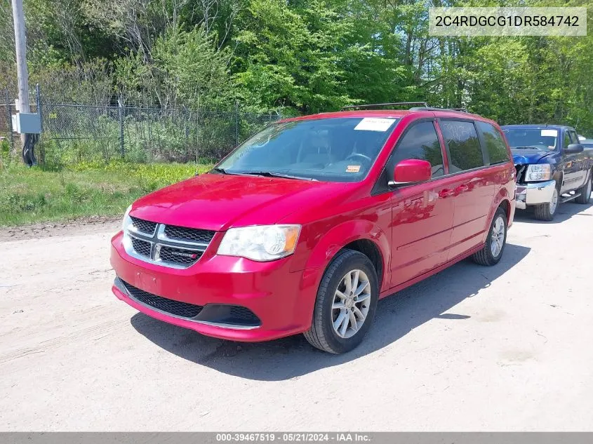 2013 Dodge Grand Caravan Sxt VIN: 2C4RDGCG1DR584742 Lot: 39467519