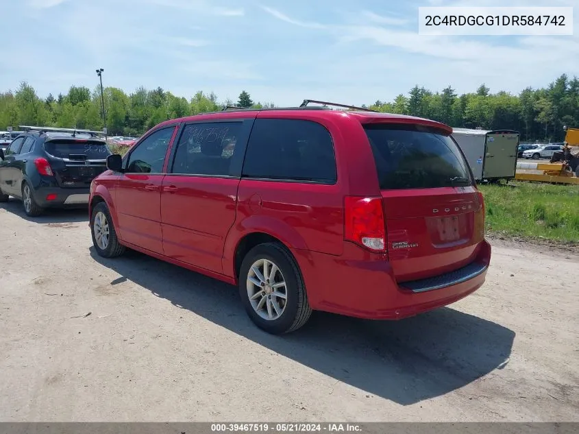 2013 Dodge Grand Caravan Sxt VIN: 2C4RDGCG1DR584742 Lot: 39467519