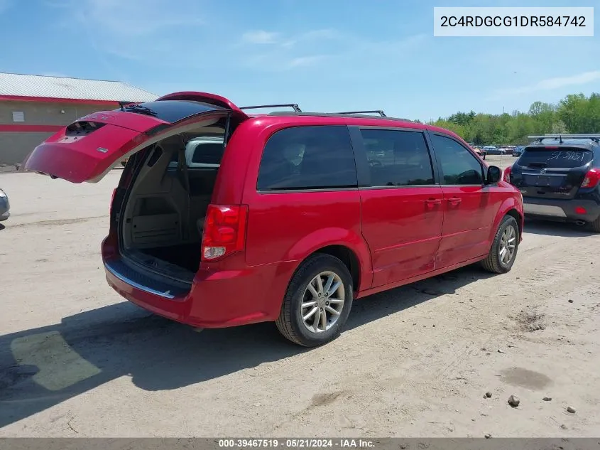 2C4RDGCG1DR584742 2013 Dodge Grand Caravan Sxt