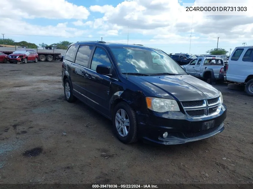 2013 Dodge Grand Caravan Crew VIN: 2C4RDGDG1DR731303 Lot: 39478036