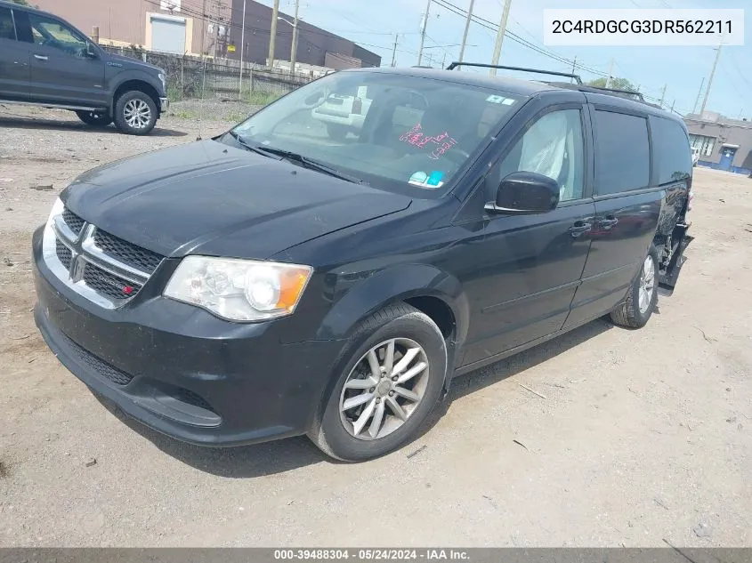 2C4RDGCG3DR562211 2013 Dodge Grand Caravan Sxt