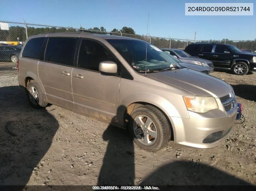 2C4RDGCG9DR521744 2013 Dodge Grand Caravan Sxt