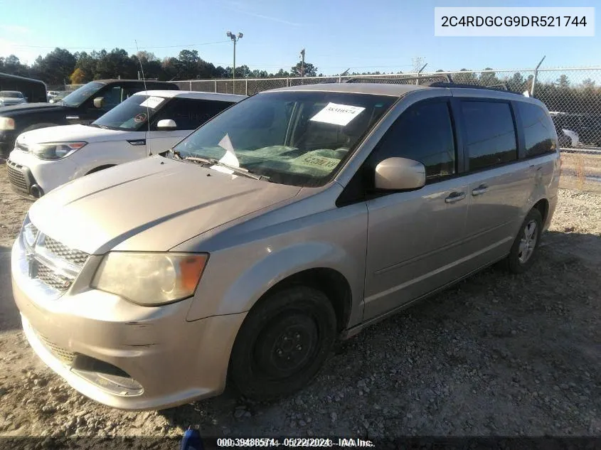 2C4RDGCG9DR521744 2013 Dodge Grand Caravan Sxt