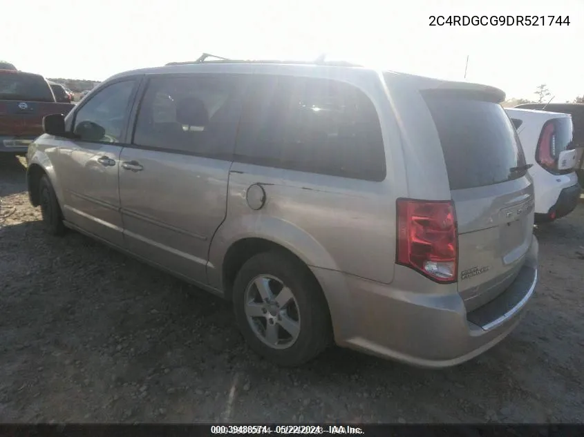 2C4RDGCG9DR521744 2013 Dodge Grand Caravan Sxt