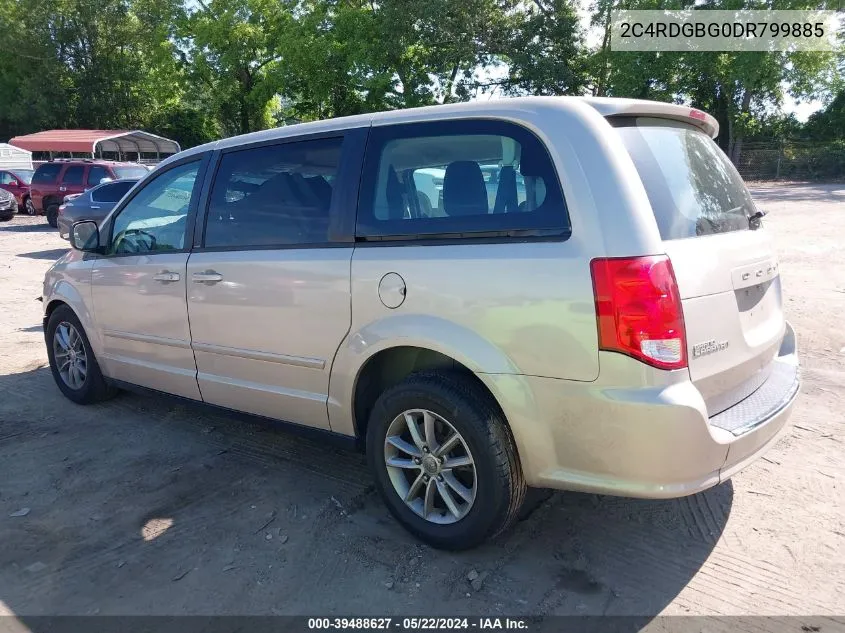 2013 Dodge Grand Caravan American Value Pkg VIN: 2C4RDGBG0DR799885 Lot: 39488627