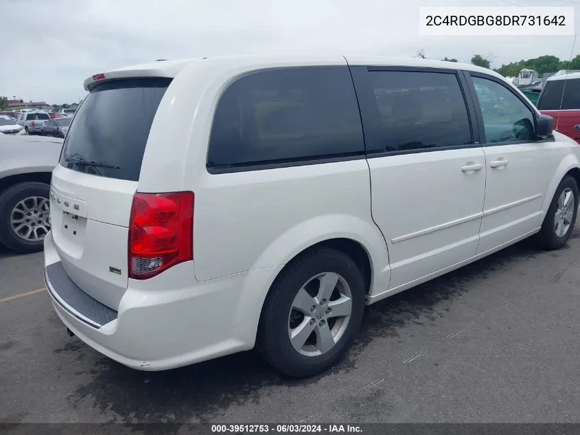 2013 Dodge Grand Caravan Se VIN: 2C4RDGBG8DR731642 Lot: 39512753