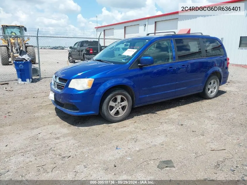 2C4RDGCG6DR636401 2013 Dodge Grand Caravan Sxt