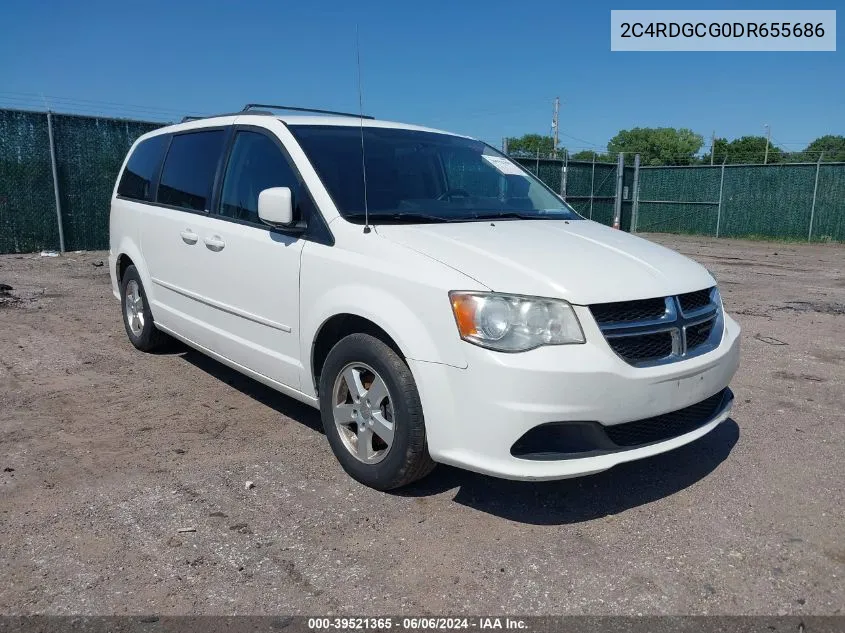 2C4RDGCG0DR655686 2013 Dodge Grand Caravan Sxt