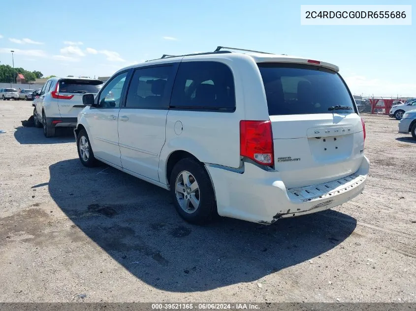 2C4RDGCG0DR655686 2013 Dodge Grand Caravan Sxt