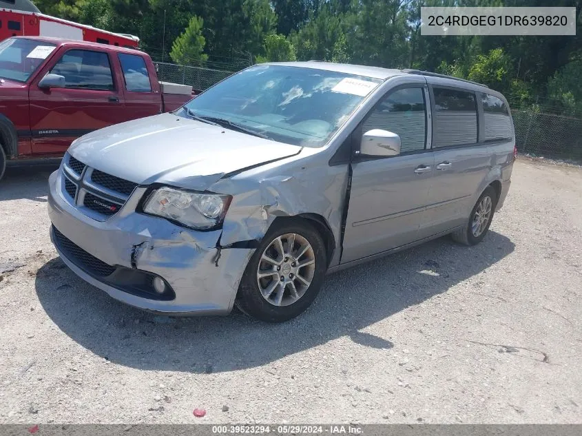 2013 Dodge Grand Caravan R/T VIN: 2C4RDGEG1DR639820 Lot: 39523294