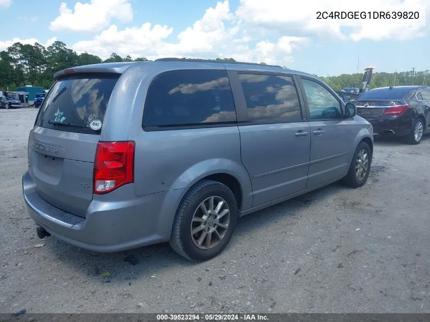 2013 Dodge Grand Caravan R/T VIN: 2C4RDGEG1DR639820 Lot: 39523294