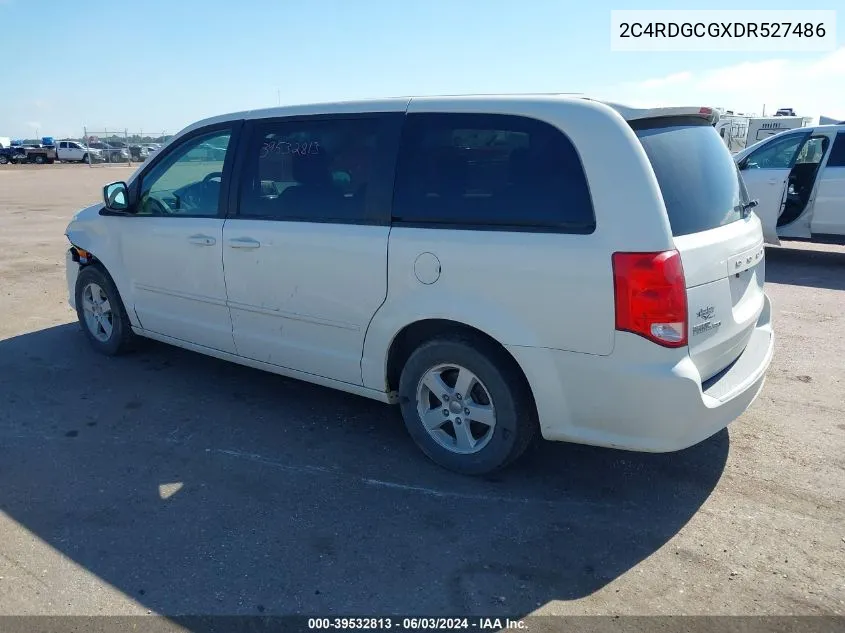 2013 Dodge Grand Caravan Sxt VIN: 2C4RDGCGXDR527486 Lot: 39532813