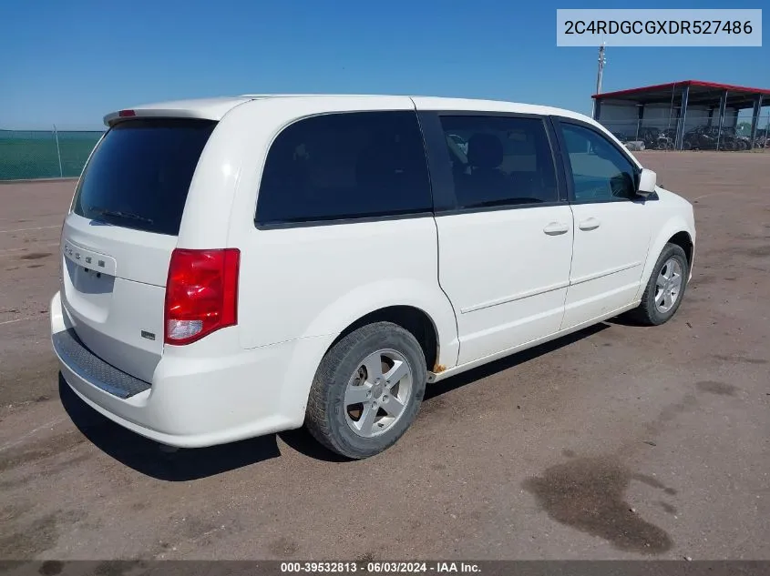 2013 Dodge Grand Caravan Sxt VIN: 2C4RDGCGXDR527486 Lot: 39532813