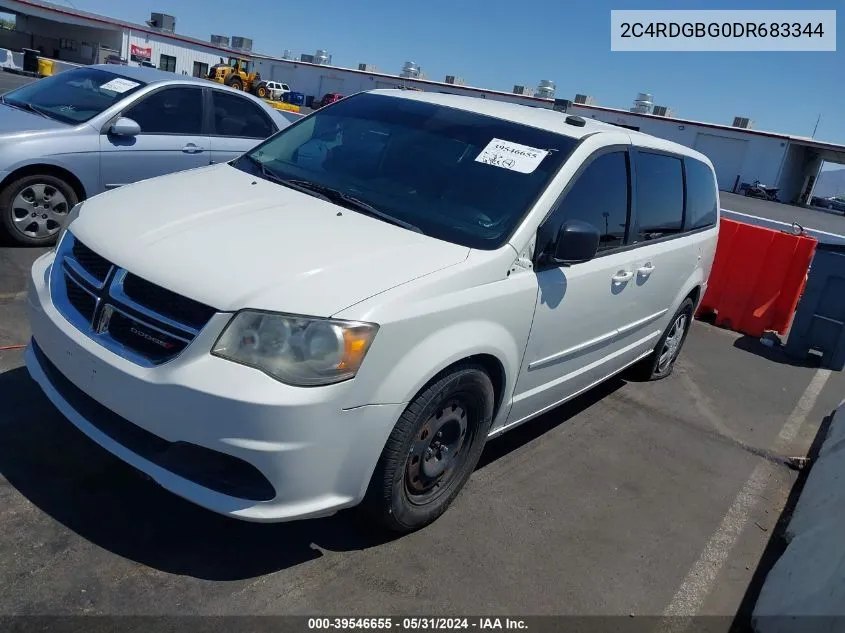 2C4RDGBG0DR683344 2013 Dodge Grand Caravan Se