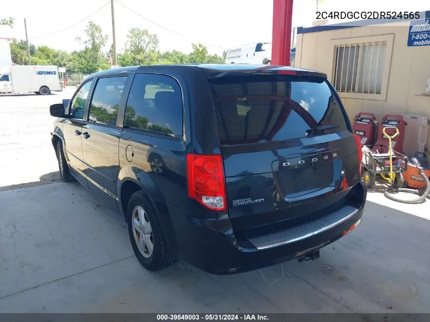 2C4RDGCG2DR524565 2013 Dodge Grand Caravan Sxt