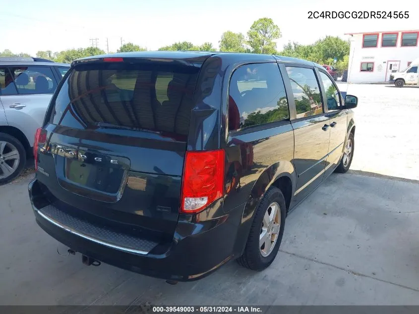 2013 Dodge Grand Caravan Sxt VIN: 2C4RDGCG2DR524565 Lot: 39549003