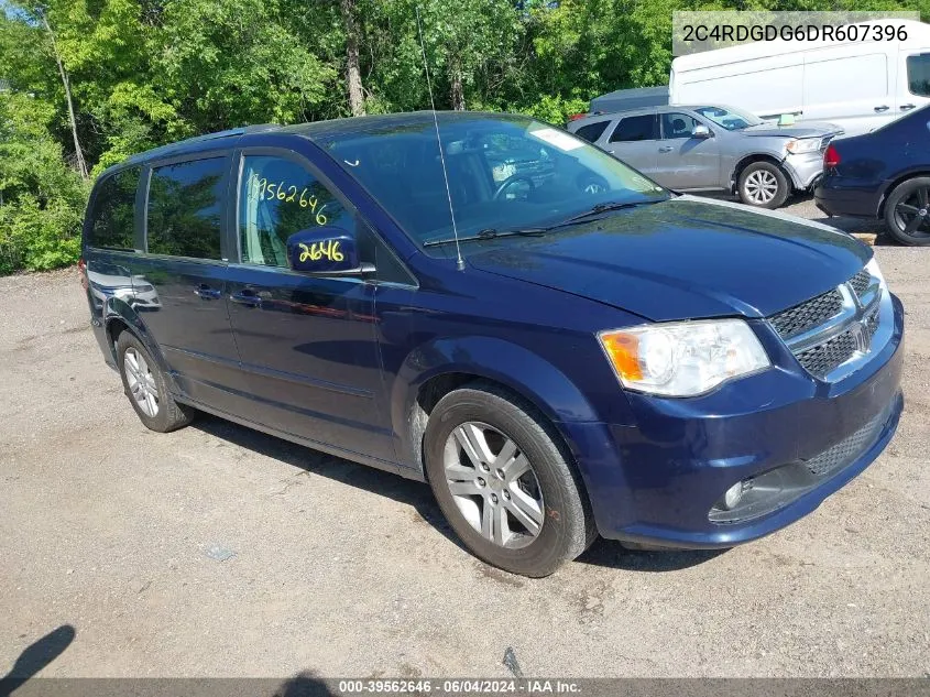 2013 Dodge Grand Caravan Crew VIN: 2C4RDGDG6DR607396 Lot: 39562646