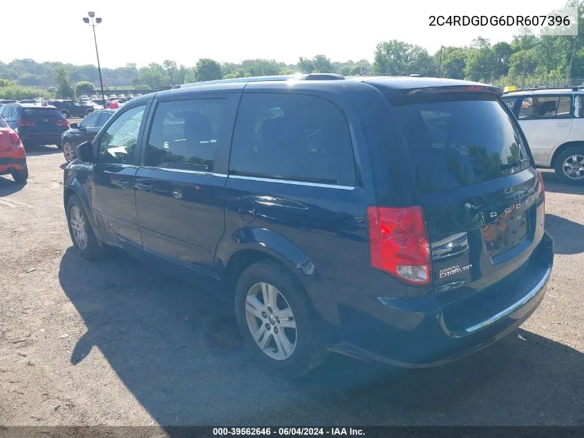 2013 Dodge Grand Caravan Crew VIN: 2C4RDGDG6DR607396 Lot: 39562646