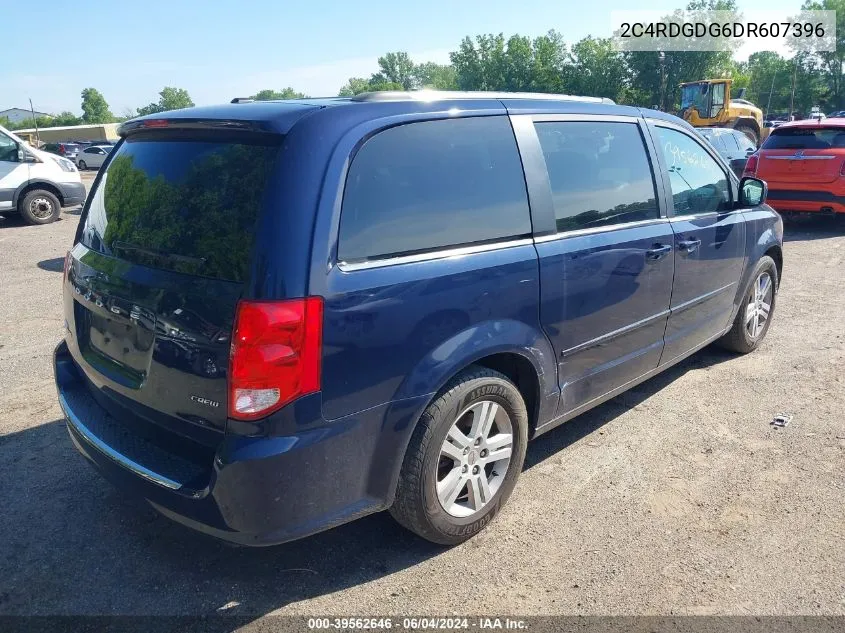 2013 Dodge Grand Caravan Crew VIN: 2C4RDGDG6DR607396 Lot: 39562646