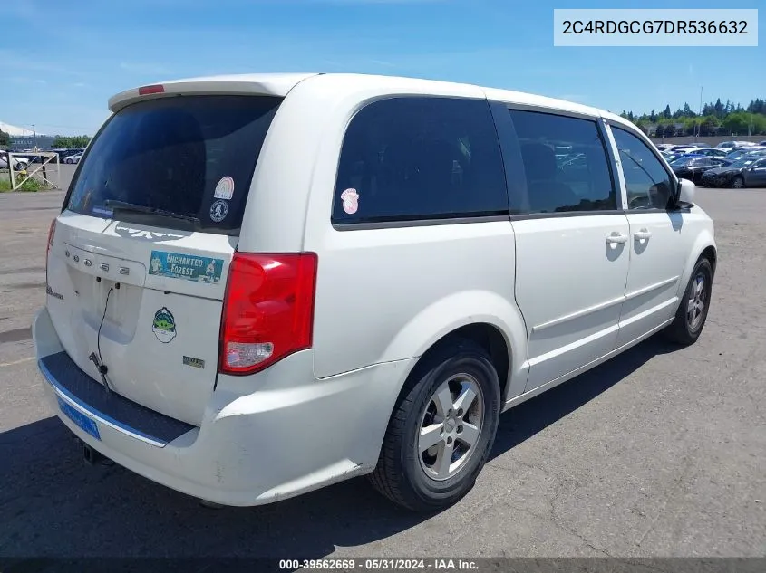 2C4RDGCG7DR536632 2013 Dodge Grand Caravan Sxt