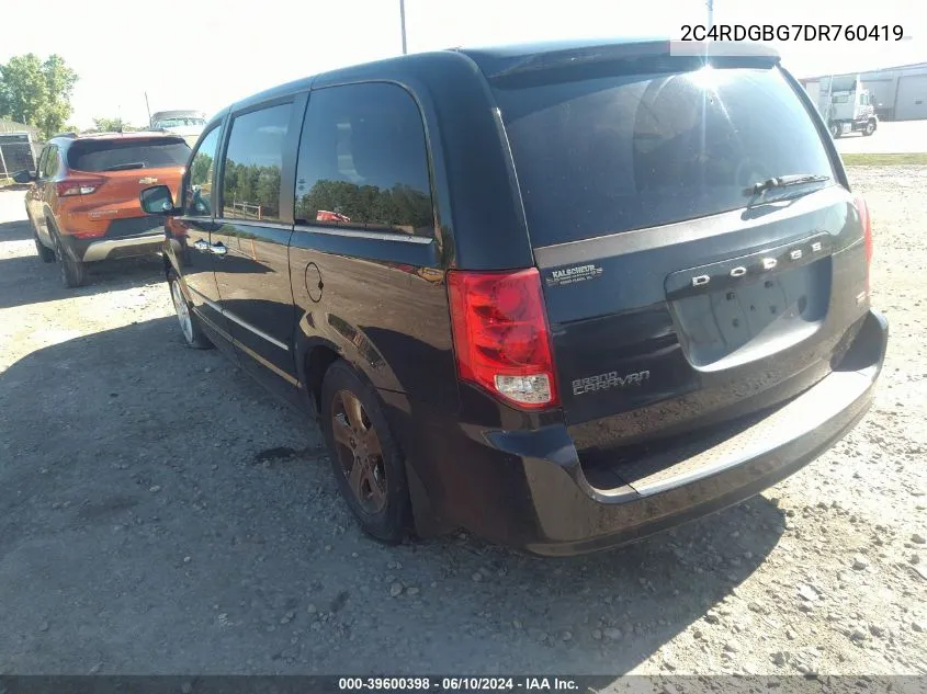 2C4RDGBG7DR760419 2013 Dodge Grand Caravan Se